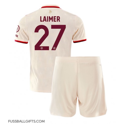 Bayern Munich Konrad Laimer #27 Fußballbekleidung 3rd trikot Kinder 2024-25 Kurzarm (+ kurze hosen)